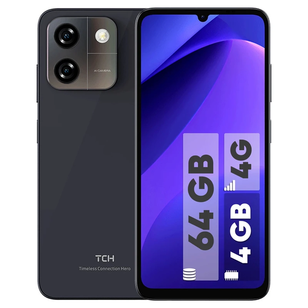 گوشی موبایل TCH مدل NEO (RAM 4) ظرفیت 64GB - مشکی (3 ماه تعویض طلایی)