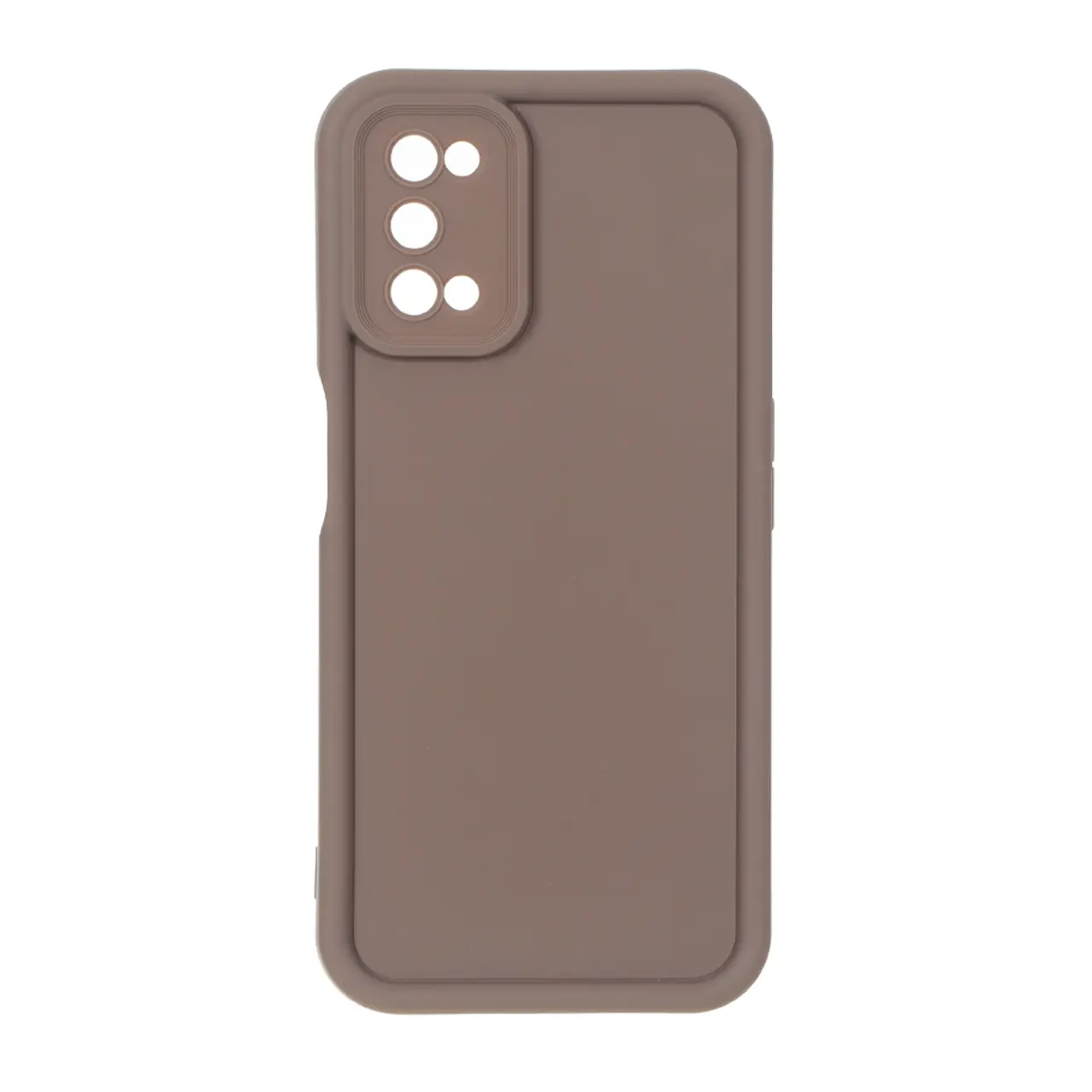قاب Solid Case مدل Realme 7 5G - قهوه ای