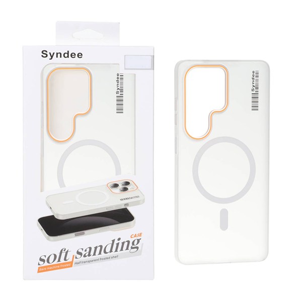 قاب اورجینال Syndee پشت مات MagSafe مدل Samsung Galaxy S26 Ultra - سفید (پک دار)