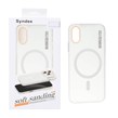 قاب اورجینال Syndee پشت مات MagSafe مدل Apple iPhone X / iPhone XS - سفید (پک دار)