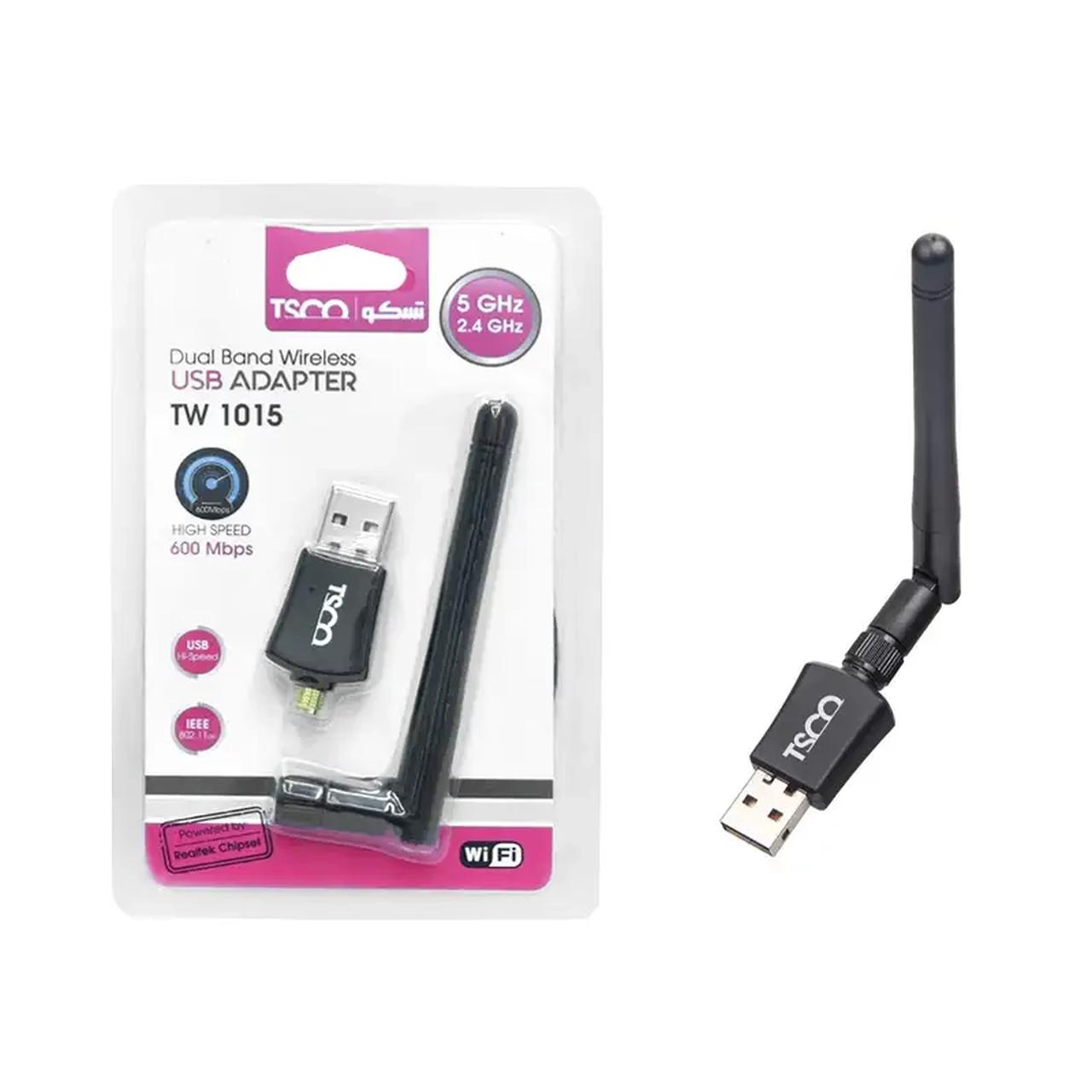 کارت شبکه TSCO مدل TW 1015 USB - مشکی