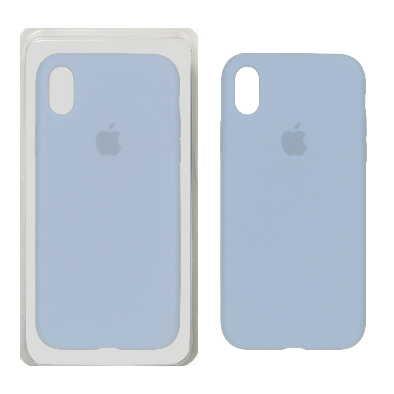 قاب سیلیکونی پاک کنی اورجینال ++A مدل Apple iPhone X / iPhone XS - فیلی (پک دار)