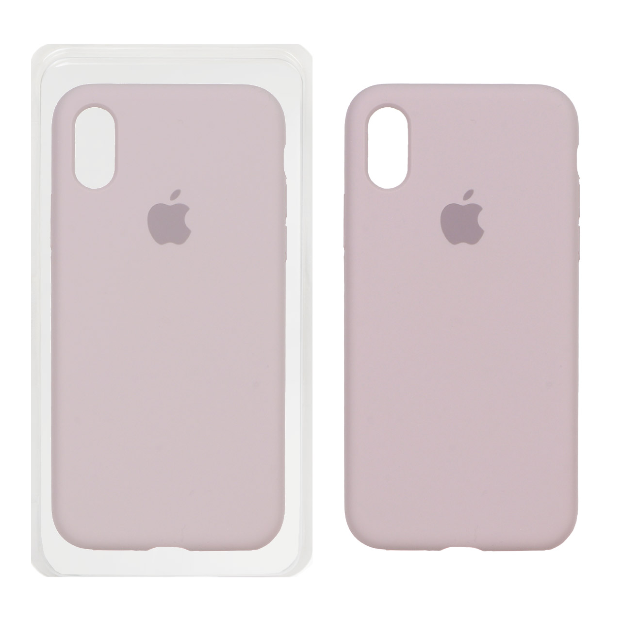 قاب سیلیکونی پاک کنی اورجینال ++A مدل Apple iPhone X / iPhone XS - کالباسی (پک دار)
