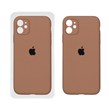 قاب سیلیکونی پاک کنی اورجینال ++A مدل Apple iPhone 11 - قهوه ای (پک دار)