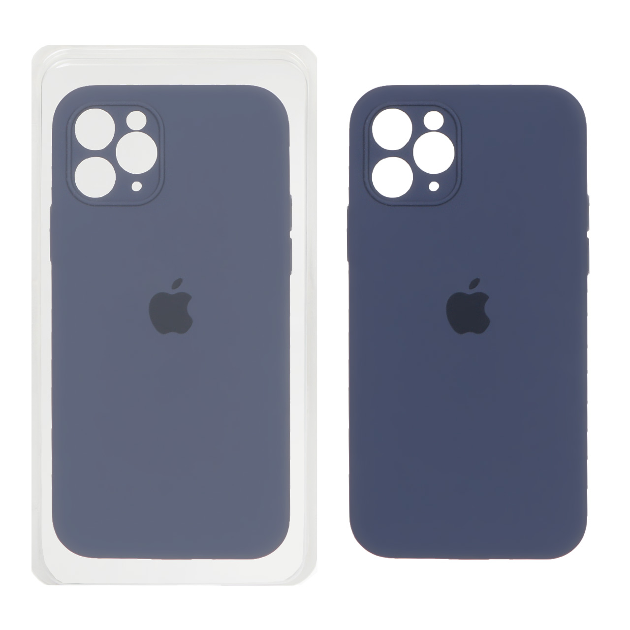 قاب سیلیکونی پاک کنی اورجینال ++A مدل Apple iPhone 11 - سرمه ای (پک دار)