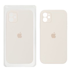 قاب سیلیکونی پاک کنی اورجینال ++A مدل Apple iPhone 11 - کرم (پک دار)