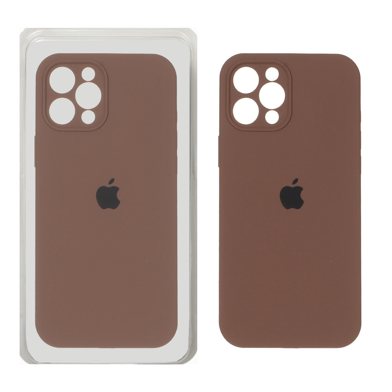 قاب سیلیکونی پاک کنی اورجینال ++A مدل Apple iPhone 11 Pro - قهوه ای (پک دار)