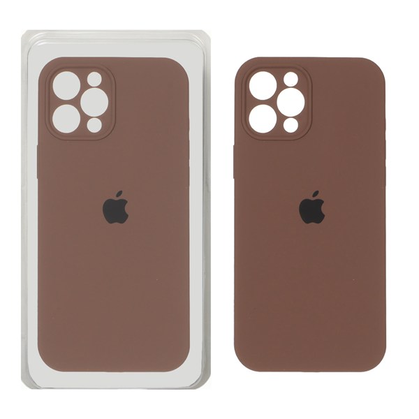قاب سیلیکونی پاک کنی اورجینال ++A مدل Apple iPhone 11 Pro - قهوه ای (پک دار)