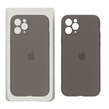 قاب سیلیکونی پاک کنی اورجینال ++A مدل Apple iPhone 11 Pro - خاکستری (پک دار)