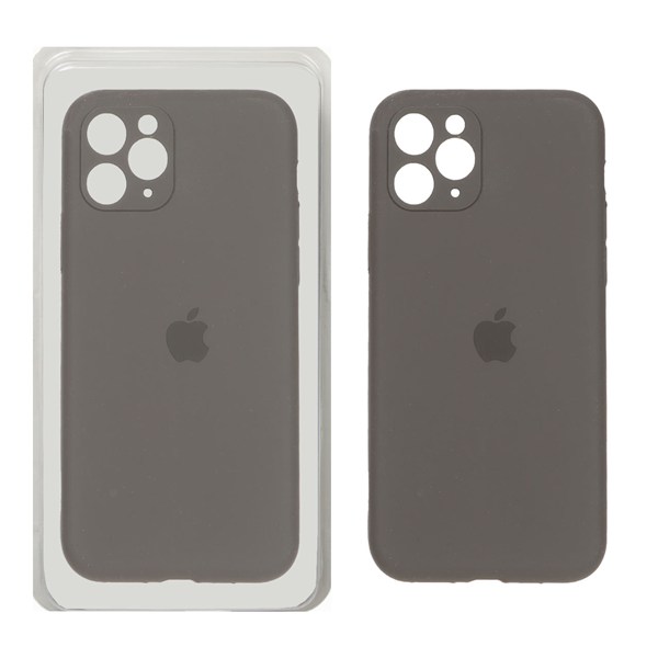 قاب سیلیکونی پاک کنی اورجینال ++A مدل Apple iPhone 11 Pro - خاکستری (پک دار)