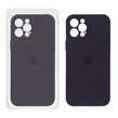 قاب سیلیکونی پاک کنی اورجینال ++A مدل Apple iPhone 12 Pro - بادمجانی (پک دار)