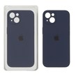 قاب سیلیکونی پاک کنی اورجینال ++A مدل Apple iPhone 13 / iPhone 14 - سرمه ای تیره (پک دار)