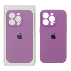 قاب سیلیکونی پاک کنی اورجینال ++A مدل Apple iPhone 14 Pro - ارغوانی (پک دار)