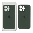 قاب سیلیکونی پاک کنی اورجینال ++A مدل Apple iPhone 14 Pro Max - سبز تیره (پک دار)