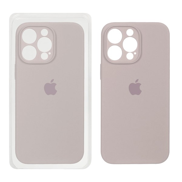قاب سیلیکونی پاک کنی اورجینال ++A مدل Apple iPhone 14 Pro Max - کالباسی (پک دار)