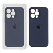 قاب سیلیکونی پاک کنی اورجینال ++A مدل Apple iPhone 14 Pro Max - سرمه ای تیره (پک دار)