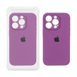قاب سیلیکونی پاک کنی اورجینال ++A مدل Apple iPhone 15 Pro - ارغوانی (پک دار)