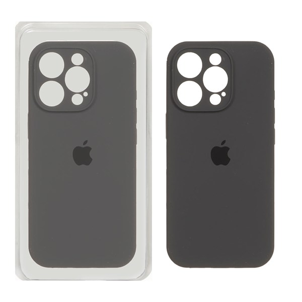 قاب سیلیکونی پاک کنی اورجینال ++A مدل Apple iPhone 16 Pro - خاکستری (پک دار)