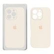قاب سیلیکونی پاک کنی اورجینال ++A مدل Apple iPhone 16 Pro - کرم (پک دار)
