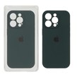 قاب سیلیکونی پاک کنی اورجینال ++A مدل Apple iPhone 16 Pro - سبز تیره (پک دار)
