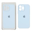 قاب سیلیکونی پاک کنی اورجینال ++A مدل Apple iPhone 16 Pro - آبی آسمانی (پک دار)
