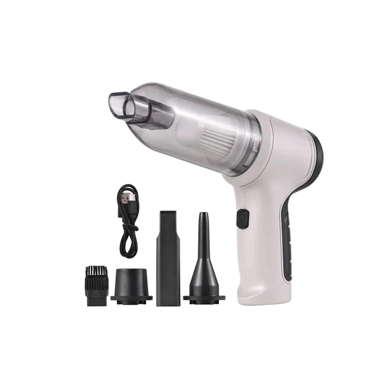 جارو شارژی و دمنده مدل JB-107 - طوسی (پک ضعیف)