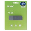 فلش مموری Acer مدل UP200 USB2.0 ظرفیت 16GB - خاکستری (گارانتی متین)