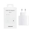 شارژر دیواری دو پین PD و فست تک پورت Samsung Type-C مدل TA845 45W - سفید (گارانتی شش ماهه AZR)