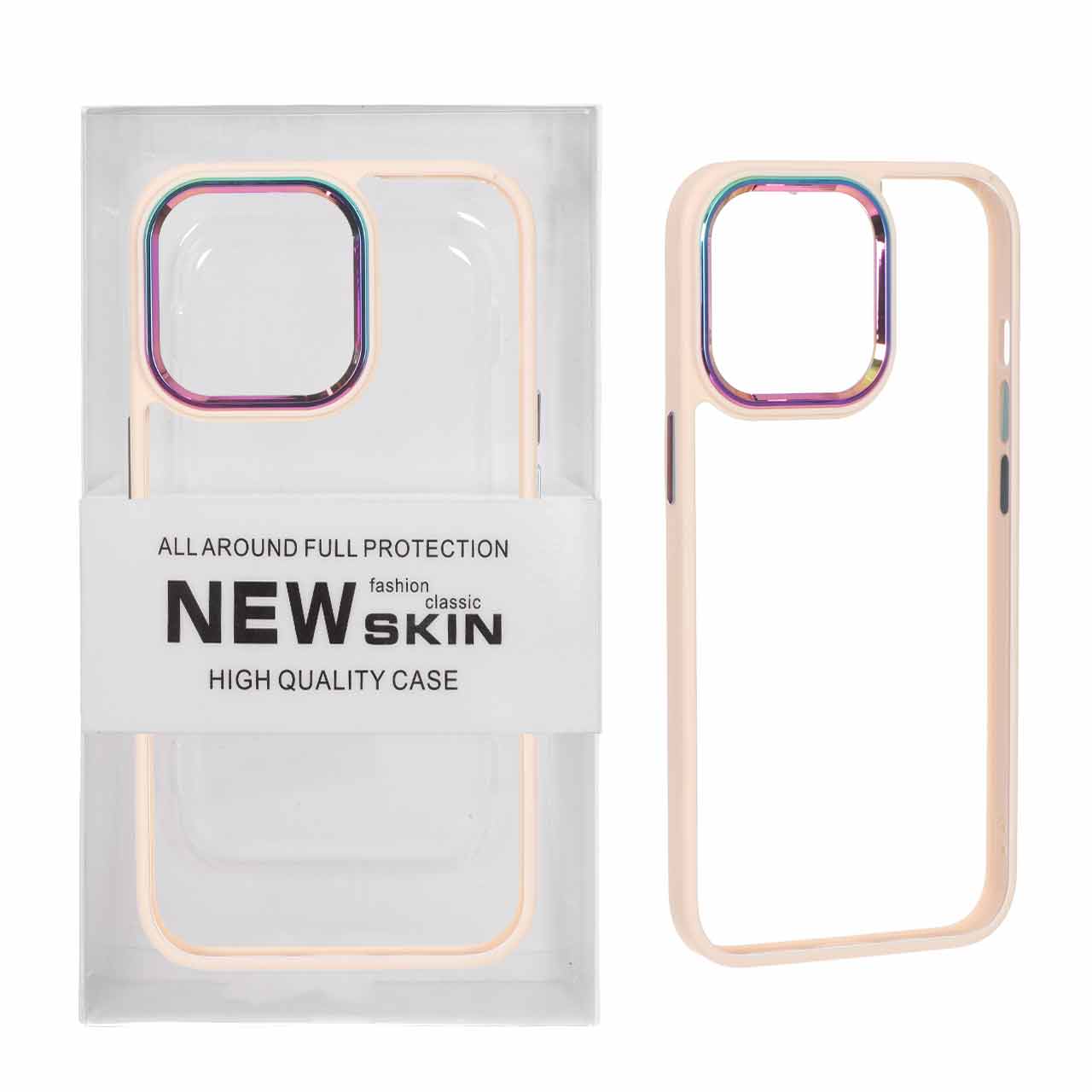 قاب اورجینال Apple iPhone 13 Pro - New Skin - گلبهی (پک دار) - MPS
