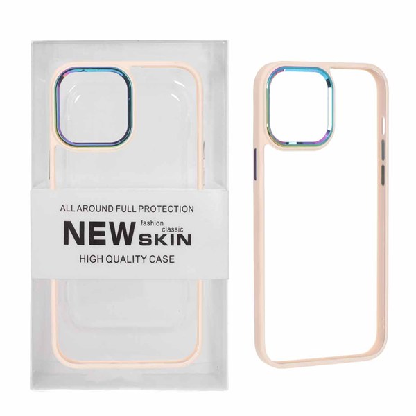 قاب اورجینال Apple iPhone 13 Pro Max - New Skin - گلبهی (پک دار) - MPS