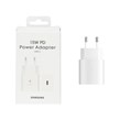 شارژر دیواری فست و PD تک پورت Samsung مدل T1510 15W - سفید - SMO