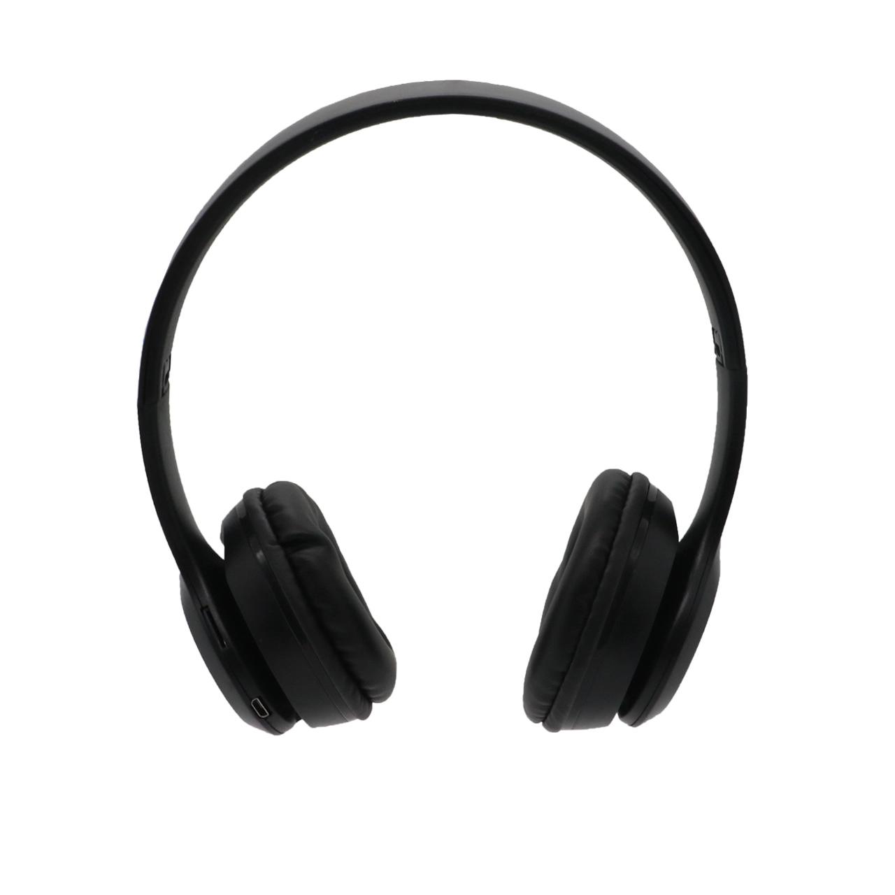 هدفون بی سیم مدل P47 - مشکی - SMO