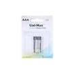باتری نیم قلم Uni-Max AAA مدل Extra Heavy Duty R03P (بسته 2 عددی)