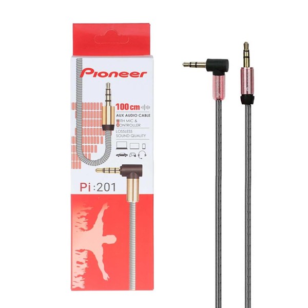 کابل Pioneer Aux مدل Pi-201 - رزگلد - RYL