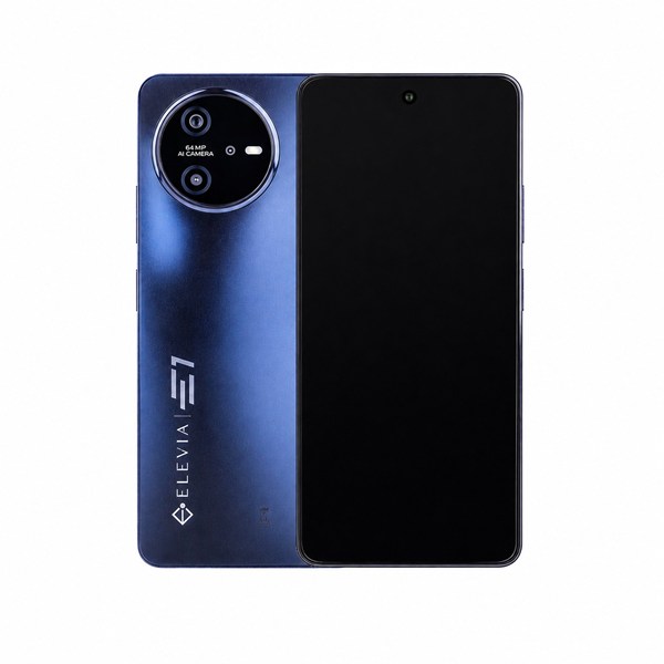 گوشی موبایل Elevia مدل E1 (RAM 8+8) ظرفیت 256GB - سرمه ای (به همراه محافظ صفحه نمایش)