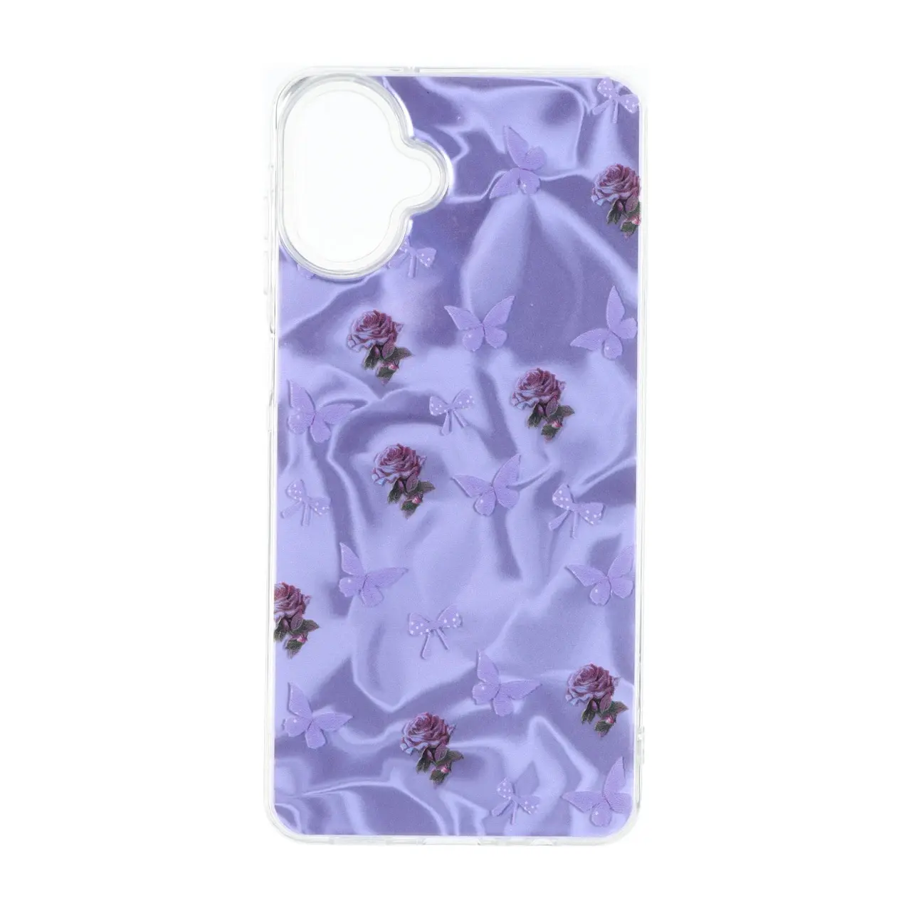 قاب Silver Cloud دور ژله ای طرح دار Samsung Galaxy A07 - کد 219