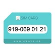 919-0690121 سیم کارت رند بدون پوکه