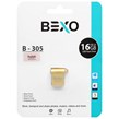 فلش مموری BEXO USB2.0 مدل B-305 ظرفیت 16GB - طلایی (گارانتی داده پردازی آواتک)