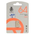 Queen Cell USB2.0 Flash Memory-64GB نقره ای (گارانتی مادام العمر شرکت آی تین)