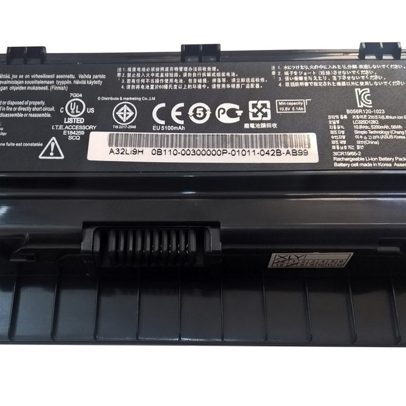 باتری لپ تاپ ایسوس Asus N551-G551-N1405-6Cell
