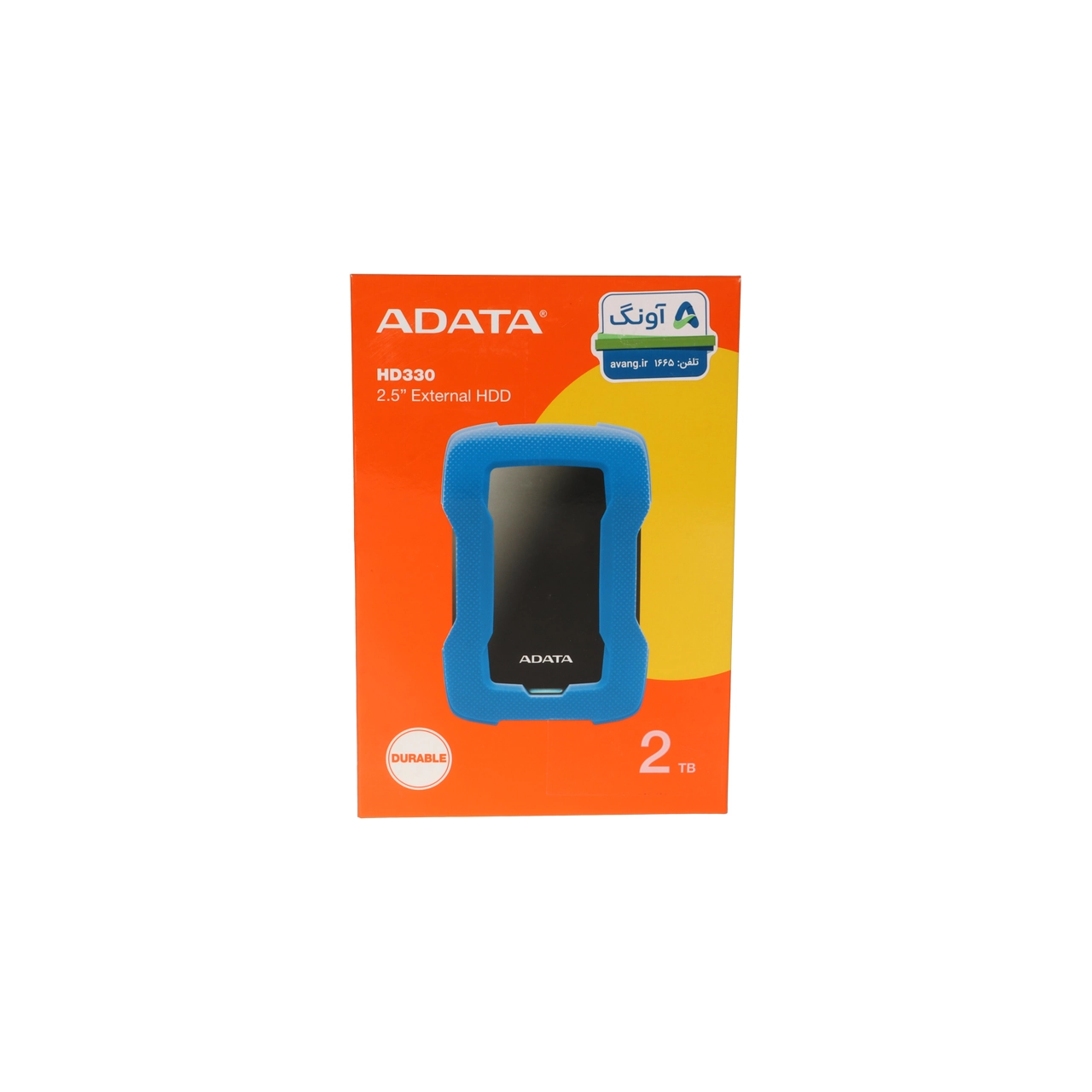 هارد اکسترنال ADATA مدل Durable HD330 ظرفیت 2TB - آبی (گارانتی شرکت آونگ)