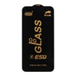محافظ صفحه نمایش شیشه ای درجه یک Apple iphone X / XS / 11 Pro - Full Cover OG - ESD OVOG (بدون پک) - مشکی