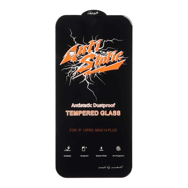 محافظ صفحه نمایش شیشه ای Apple iPhone 13 Pro Max / iPhone 14 Plus -Full Cover Anti Static Mietubl (بدون پک) - مشکی