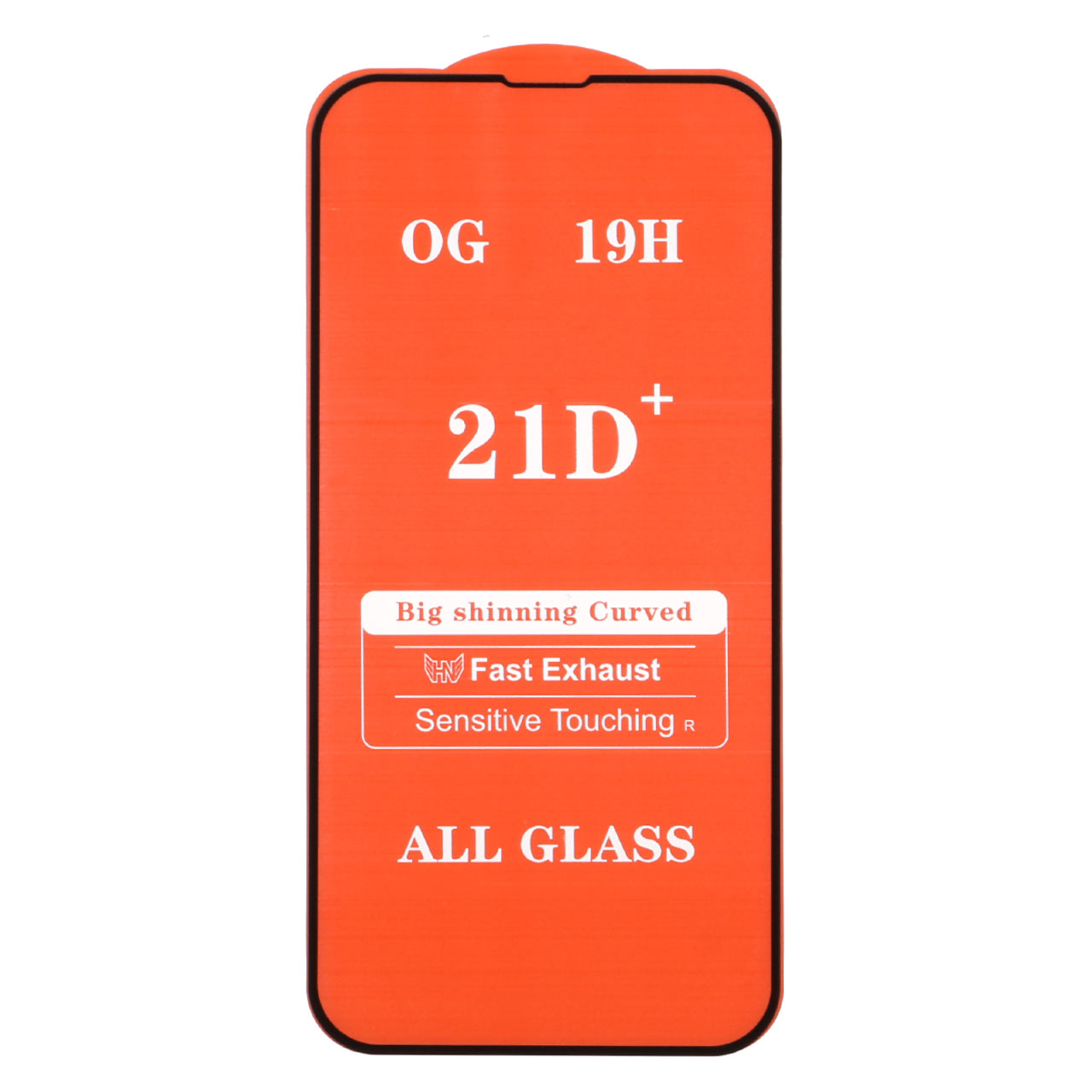 محافظ صفحه نمایش شیشه ای Apple iPhone 13 Pro Max - Full Cover 21D (بدون پک) - مشکی