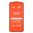 محافظ صفحه نمایش شیشه ای Apple iPhone 13 Pro Max - Full Cover 21D (بدون پک) - مشکی