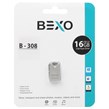 فلش مموری BEXO USB2.0 مدل B-308 ظرفیت 16GB - نقره ای (گارانتی داده پردازی آواتک)