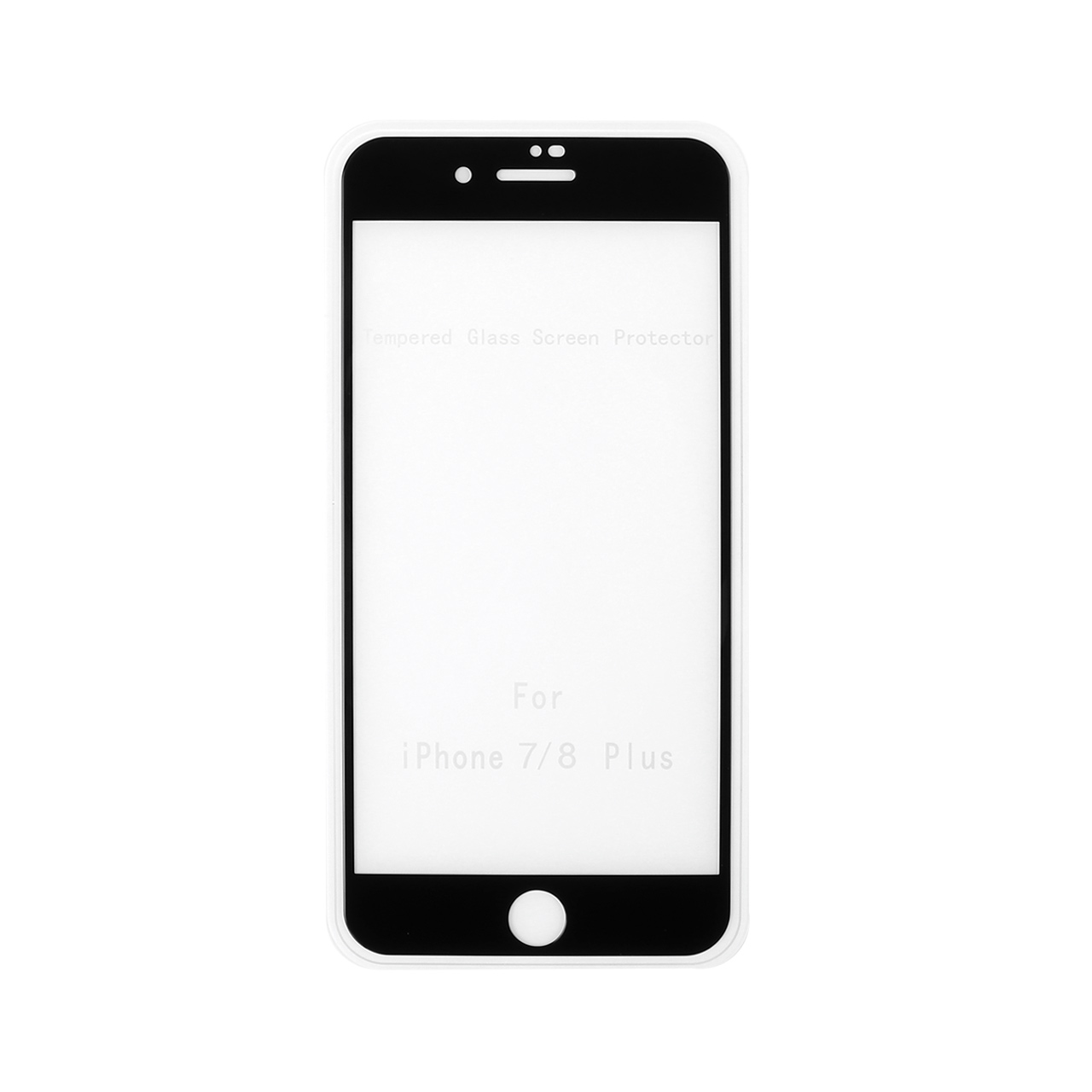 محافظ صفحه نمایش شیشه ای Full Cover مدل Apple iPhone 7 Plus / 8 Plus - مشکی