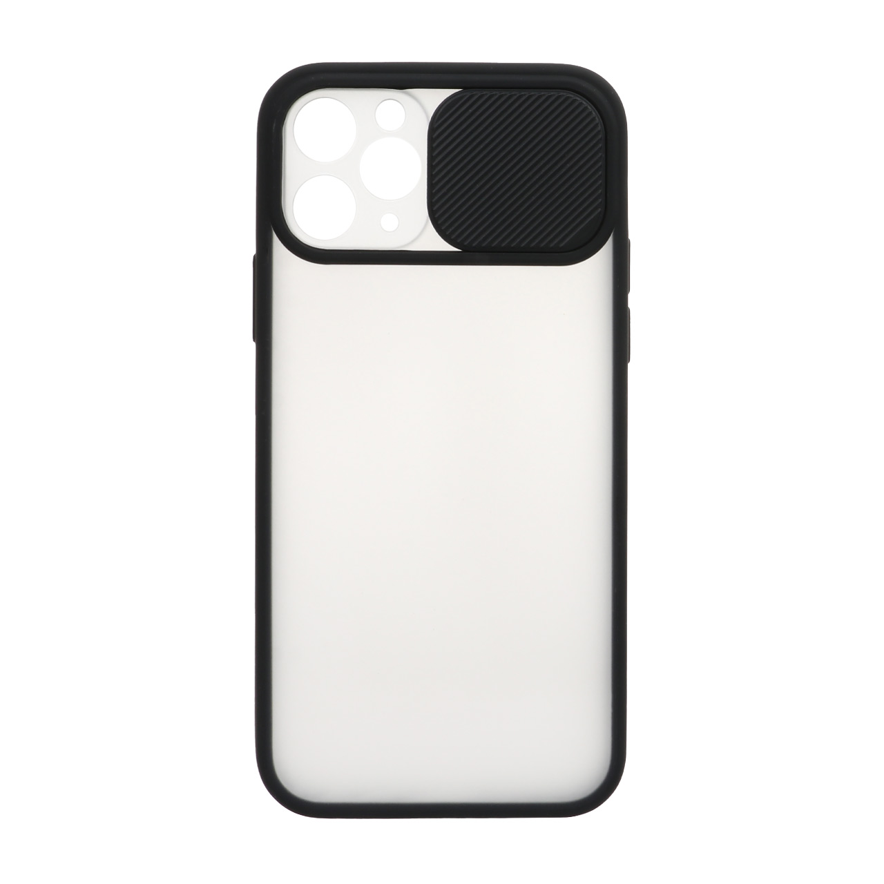 قاب پشت مات محافظ لنزدار کشویی Apple iPhone 11 Pro - مشکی