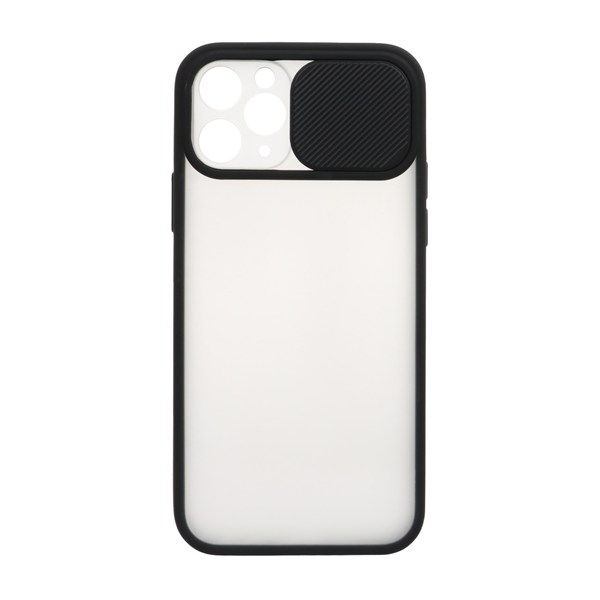 قاب پشت مات محافظ لنزدار کشویی Apple iPhone 11 Pro - مشکی