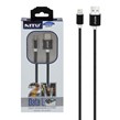 کابل شارژ و دیتا فست کنفی 2 متری آیفون NITU مدل UC039 - مشکی (گارانتی 18 ماه تعویض نیکان همراه)